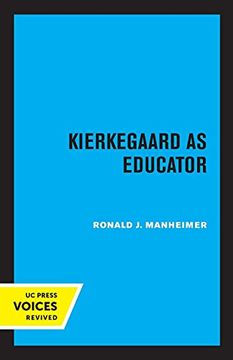 portada Kierkegaard as Educator (en Inglés)