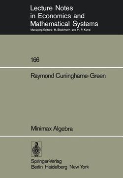 portada minimax algebra (en Inglés)