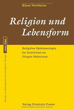 portada Religion und Lebensform (en Alemán)