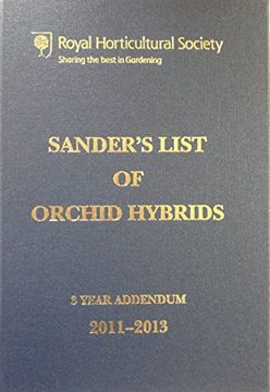 portada Sander's List of Orchid Hybrids 3 Years Addendum 2011-2013 (Royal Horticultural Society)