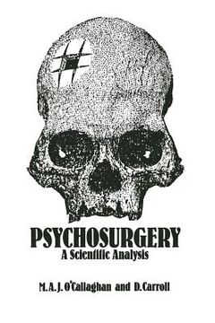 portada Psychosurgery: A Scientific Analysis (en Inglés)