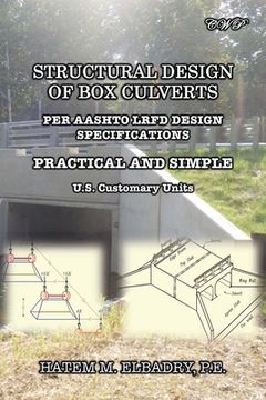 portada Structural Design of Box Culverts: Per Aashto LRFD Design Specifications (en Inglés)