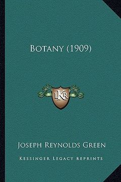portada botany (1909) (en Inglés)