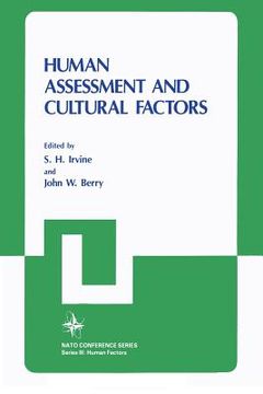 portada Human Assessment and Cultural Factors (en Inglés)