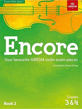 portada Encore Violin, Book 2, Grades 3 & 4: Your favourite ABRSM violin exam pieces (ABRSM Exam Pieces)