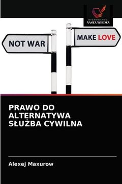 portada Prawo Do Alternatywa SluŻba Cywilna (en Polaco)