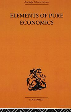 portada Elements of Pure Economics (Routledge Library Editions: Economics) (en Inglés)