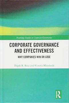 portada Corporate Governance and Effectiveness: Why Companies Win or Lose