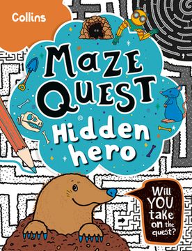 Hidden Hero: Solve 50 Mazes in This Adventure Story for Kids Aged 7+