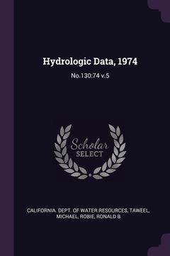 portada Hydrologic Data, 1974: No.130:74 v.5 (en Inglés)