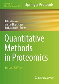 portada Quantitative Methods in Proteomics (Methods in Molecular Biology, 2228)