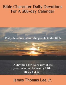 portada Bible Character Daily Devotions For A 366-day Calendar (en Inglés)