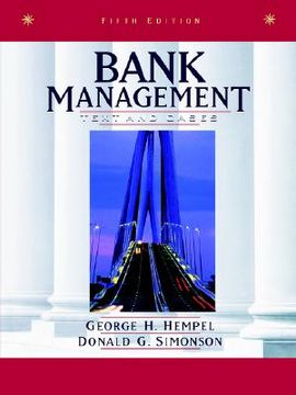 portada bank management: text and cases (en Inglés)