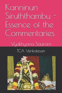 portada Kanninun Siruththambu - Essence of the Commentaries: Vyakhyana Saaram (en Inglés)