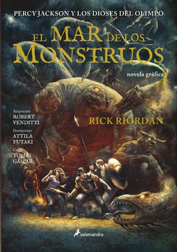 portada El mar de los monstruos (Percy Jackson y los dioses del Olimpo [novela gráfica] 2) - Rick Riordan - Libro Físico (in Spanish)