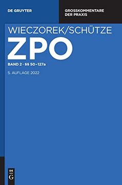 portada Zivilprozessordnung und Nebengesetze / §§ 50-127A (en Alemán)