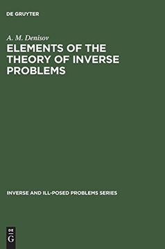 portada Elements of the Theory of Inverse Problems (Inverse and Ill-Posed Problems) (en Inglés)