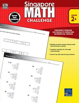 portada singapore math challenge, grades 2 - 5 (en Inglés)