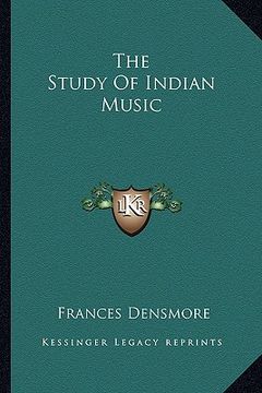 portada the study of indian music (in English)