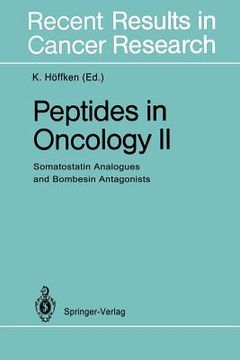 portada peptides in oncology ii: somatostatin analogues and bombesin antagonists (in English)