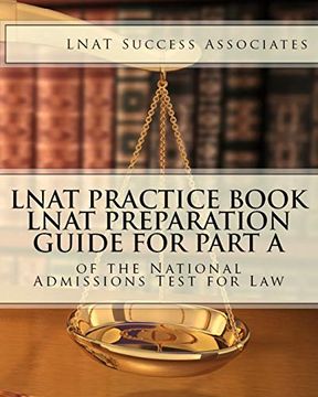 portada Lnat Practice Book: Lnat Preparation Guide for Part a of the National Admissions Test for law 