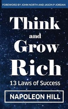 portada Think And Grow Rich: 13 Laws Of Success (en Inglés)