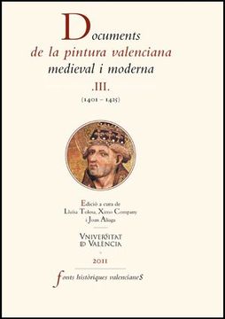 portada Documents de pintura valenciana medieval i moderna, 1401-1425