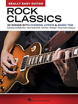 portada Rock Classics - Really Easy Guitar Series: 22 Songs With Chords, Lyrics & Basic tab (en Inglés)