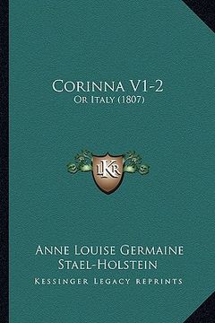 portada corinna v1-2: or italy (1807) (en Inglés)