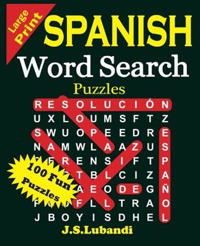 portada Large Print Spanish Word Search Puzzles (Volume 1) (Spanish Edition)