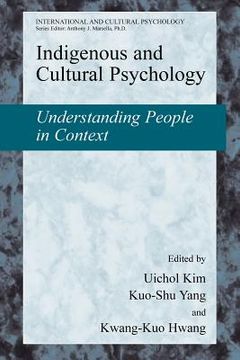 portada indigenous and cultural psychology