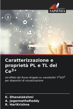 portada Caratterizzazione e proprietà PL e TL del Ce3+ (en Italiano)