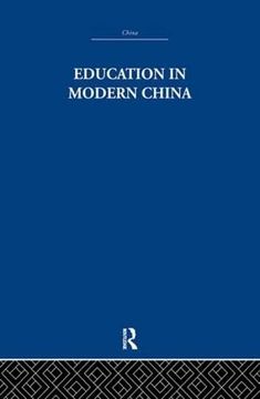 portada Education in Modern China (en Inglés)