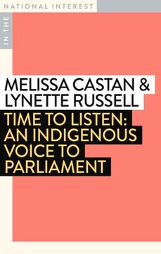 portada Time to Listen: An Indigenous Voice to Parliament (en Inglés)
