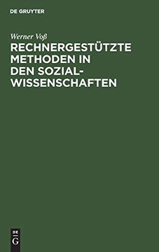 portada Rechnergestützte Methoden in den Sozialwissenschaften (in German)