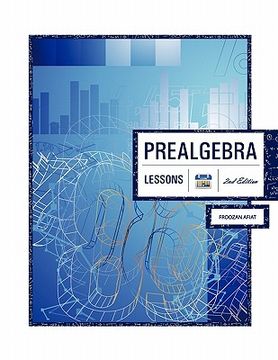 portada prealgebra 2nd edition: lessons (en Inglés)