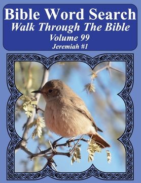 portada Bible Word Search Walk Through The Bible Volume 99: Jeremiah #1 Extra Large Print (en Inglés)