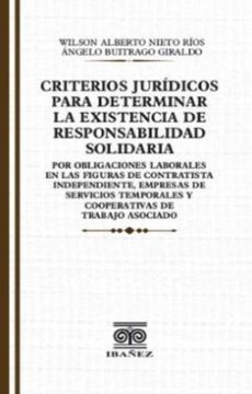 portada Criterios Juridicos Para Determinar la Existencia de Responsabilidad Solidaria