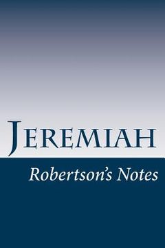 portada Jeremiah: Robertson's Notes (en Inglés)