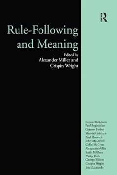 portada Rule-Following and Meaning (en Inglés)