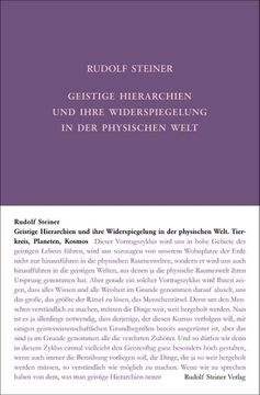 portada Geistige Hierarchien und Ihre Widerspiegelung in der Physischen Welt (en Alemán)