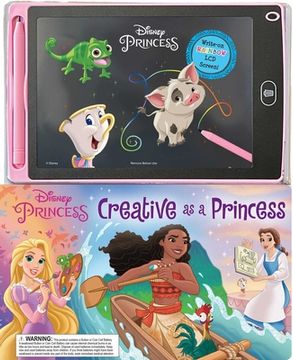 portada Disney Princess: Creative as a Princess (Book With lcd Screen) (en Inglés)