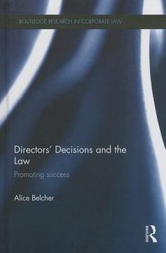 portada directors` decisions and the law (en Inglés)