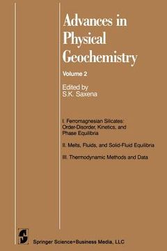 portada Advances in Physical Geochemistry (en Inglés)