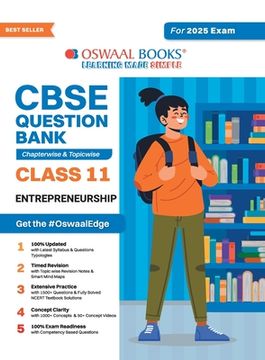 portada Oswaal CBSE Question Bank Class 11 Entrepreneurship, Chapterwise and Topicwise Solved Papers For 2025 Exams
