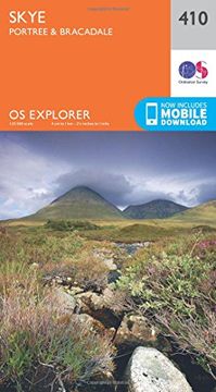 portada Skye - Portree and Bracadale (os Explorer Active Map) (en Inglés)