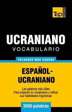 portada Vocabulario español-ucraniano - 3000 palabras más usadas