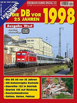 portada Die db vor 25 Jahren - 1998 Ausgabe West (en Alemán)