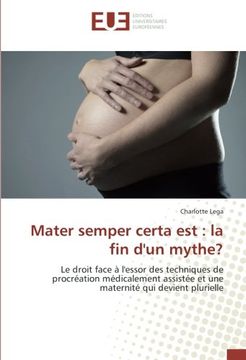 portada Mater semper certa est : la fin d'un mythe? (OMN.UNIV.EUROP.)