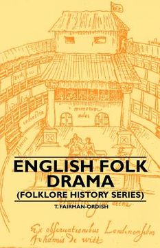 portada english folk drama (folklore history series) (en Inglés)
